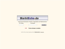 Tablet Screenshot of marktecho.de